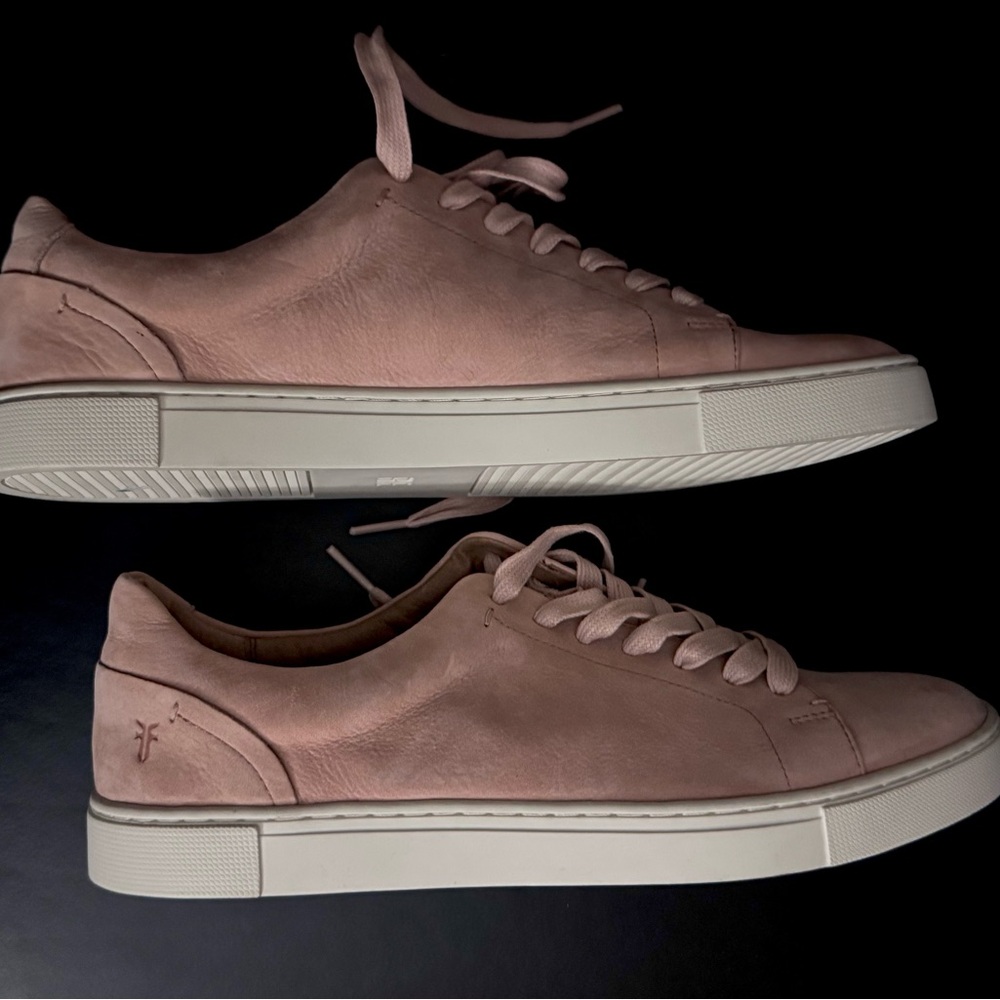 BOGO > NWOT Frye (Ivy Low Lace?) Rose Suede Sneakers - Picture 2 of 8